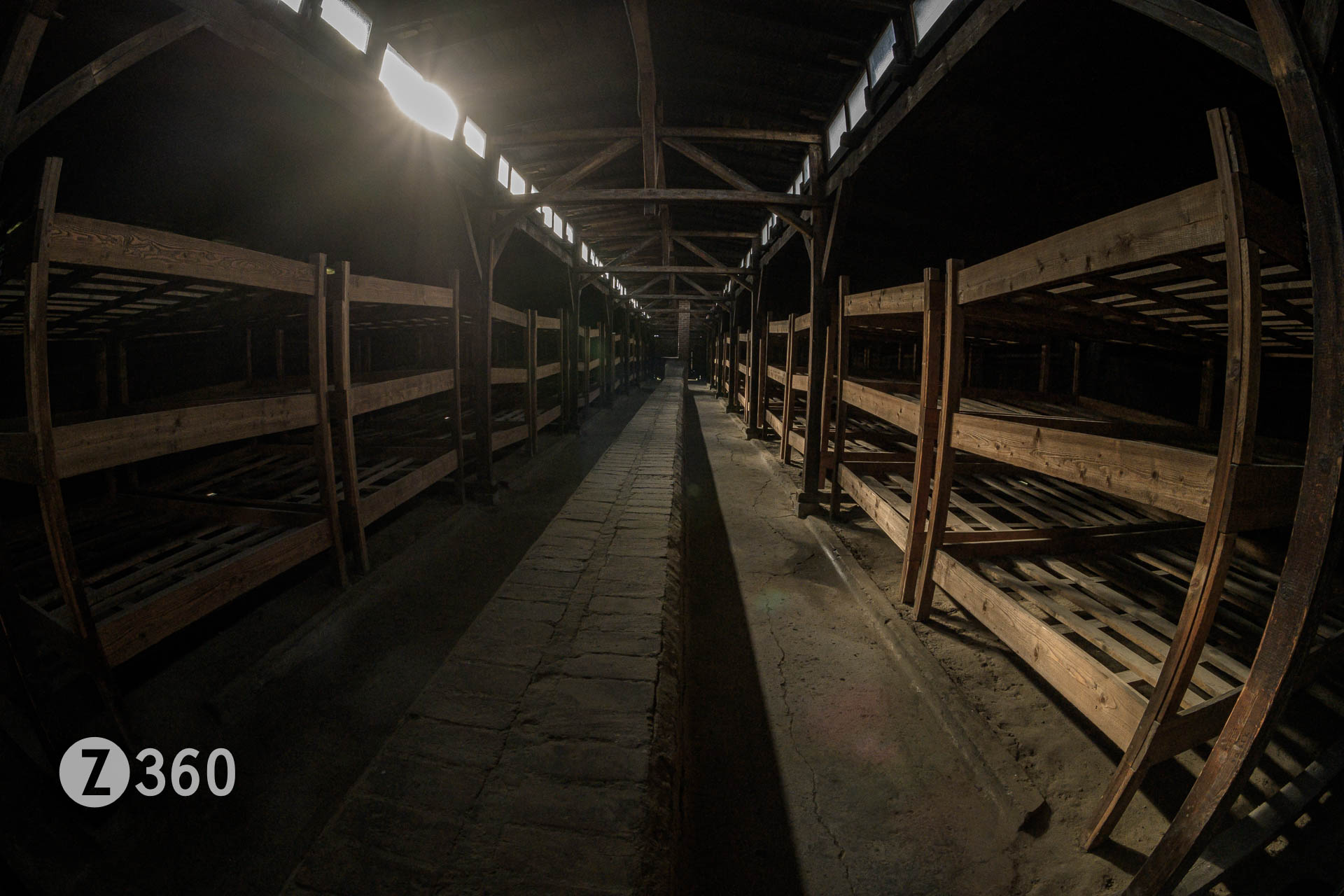 Contained 400 men, 10 to a bunk
