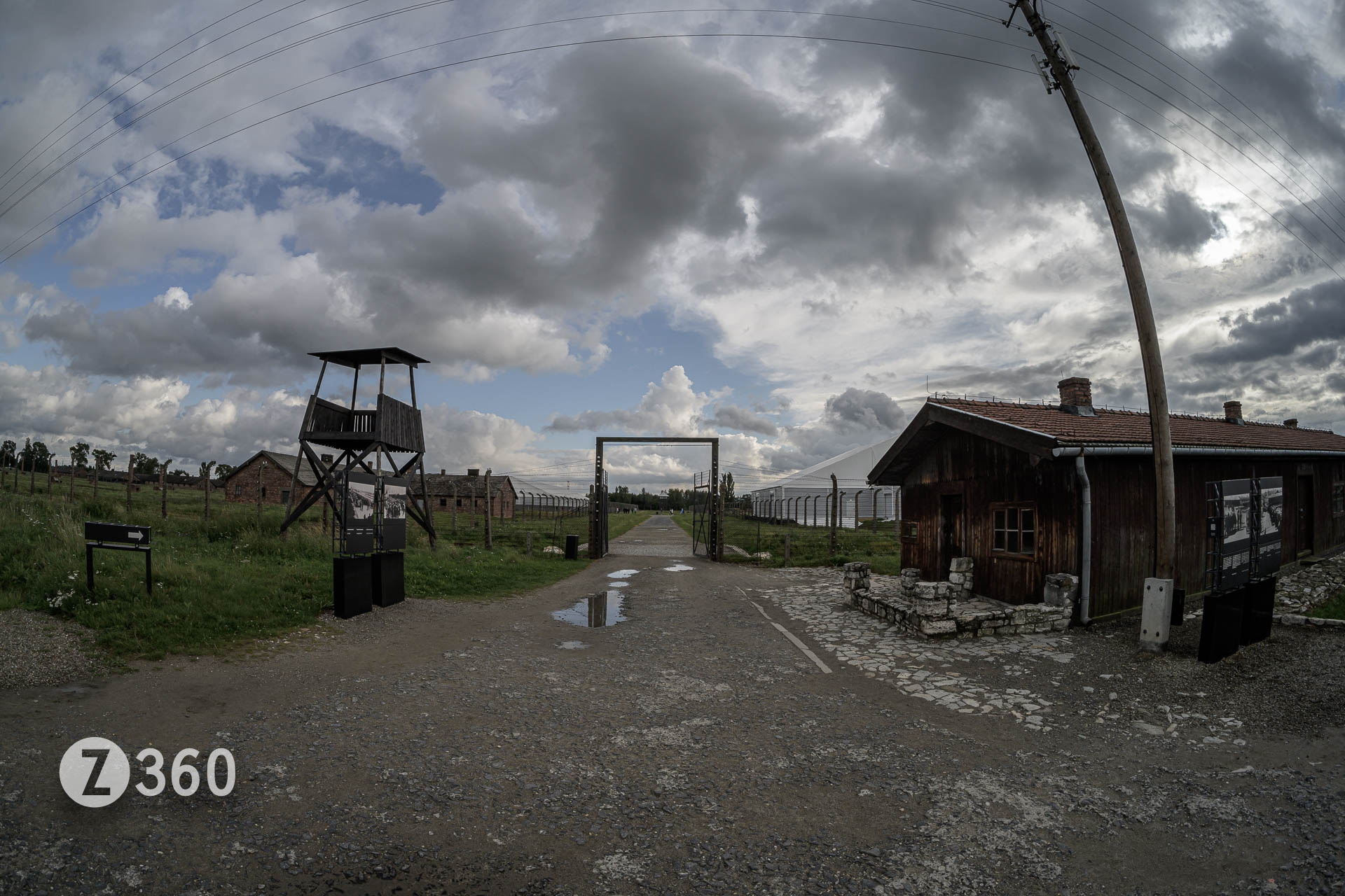Entrance to womens camp, BI
