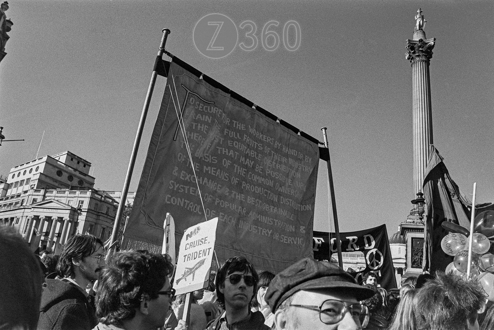 CND Rally against Cruise Missiles, October 1983