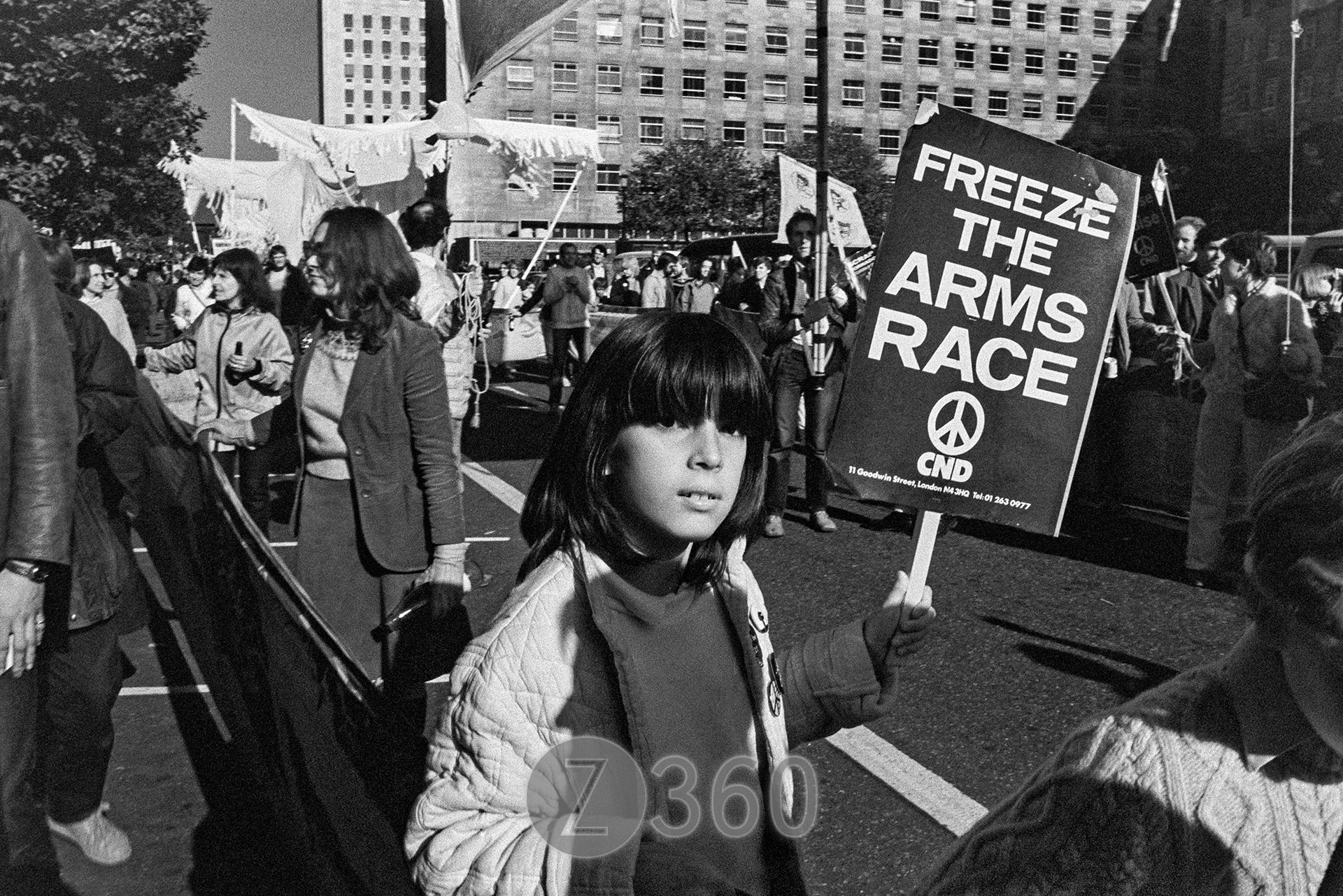 CND Rally against Cruise Missiles, October 1983