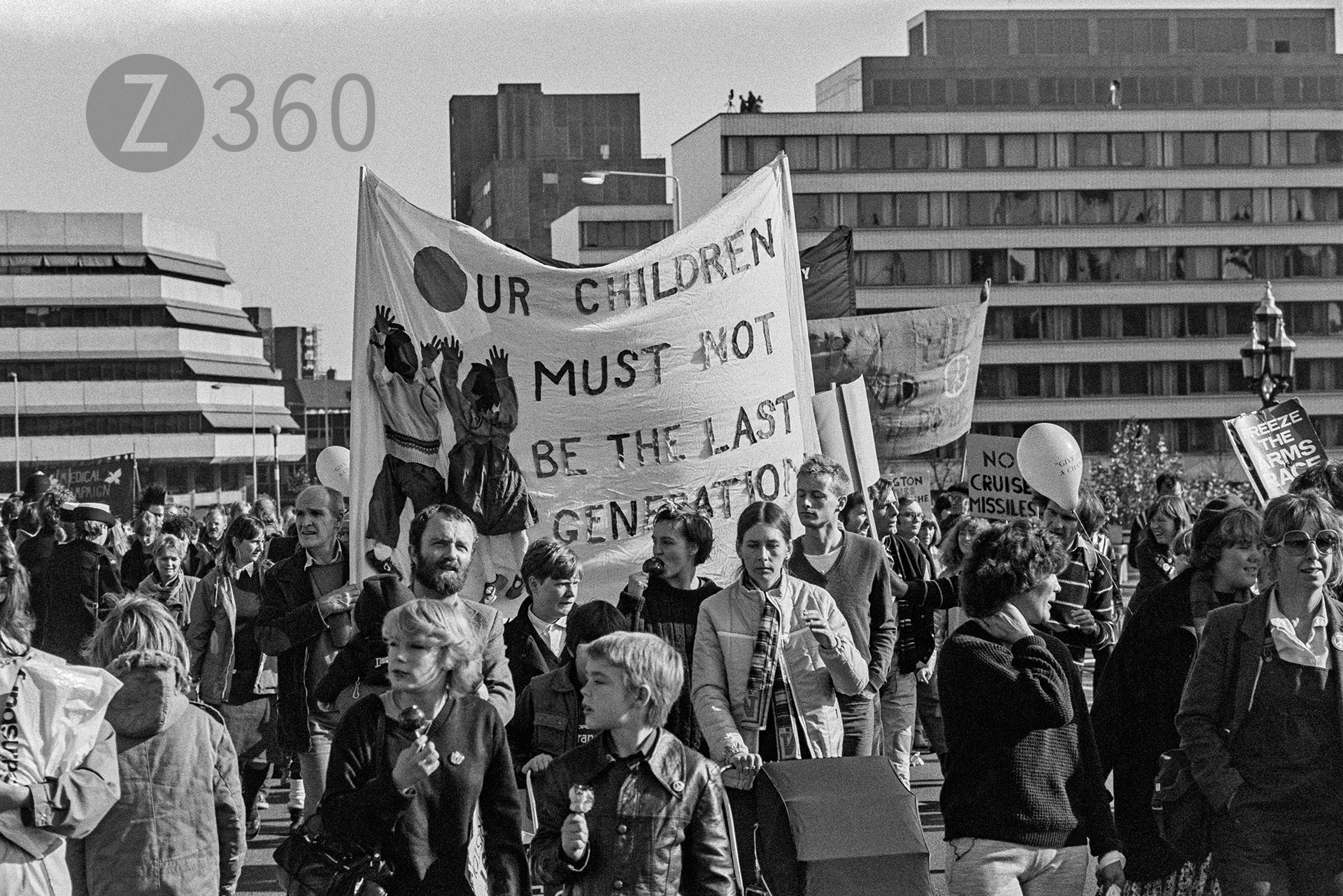 CND Rally against Cruise Missiles, October 1983