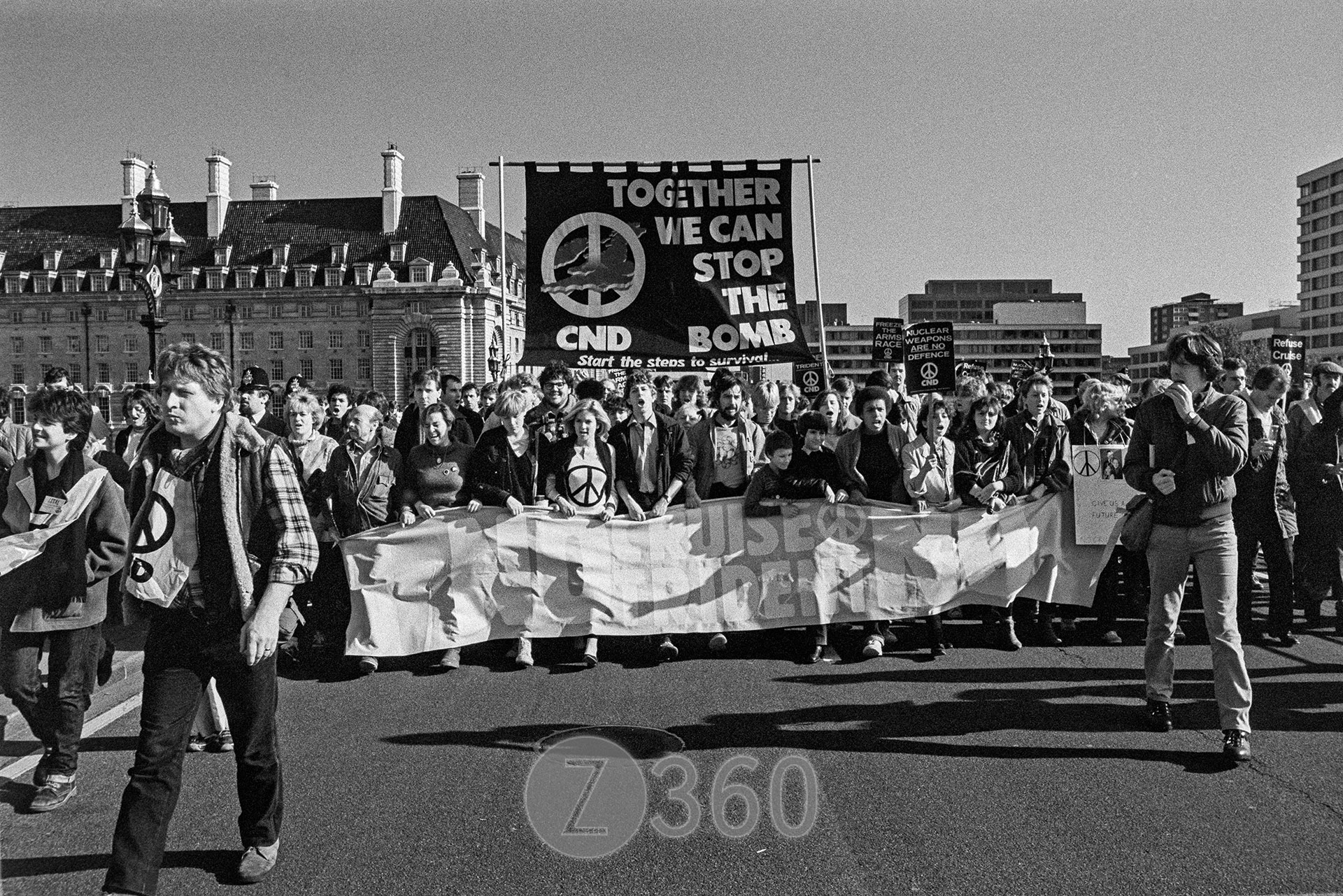 CND Rally against Cruise Missiles, October 1983