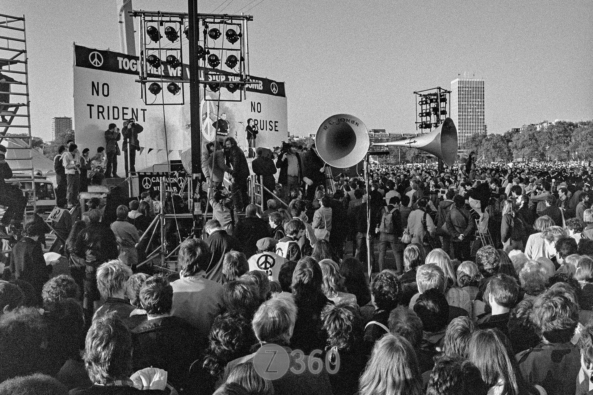 CND Rally against Cruise Missiles, October 1983