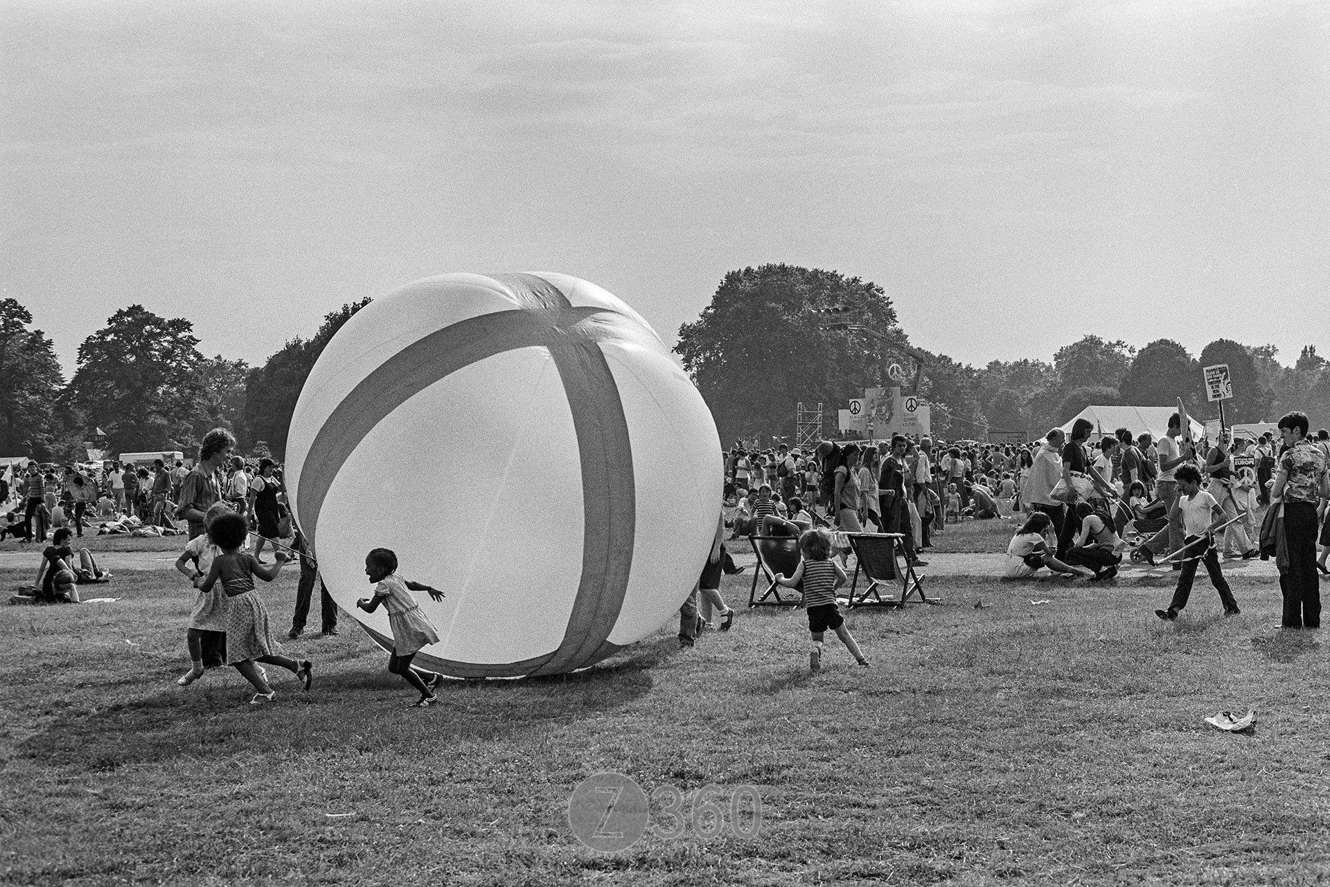 CND Anti Reagan Demo, Hyde Park, June 1984