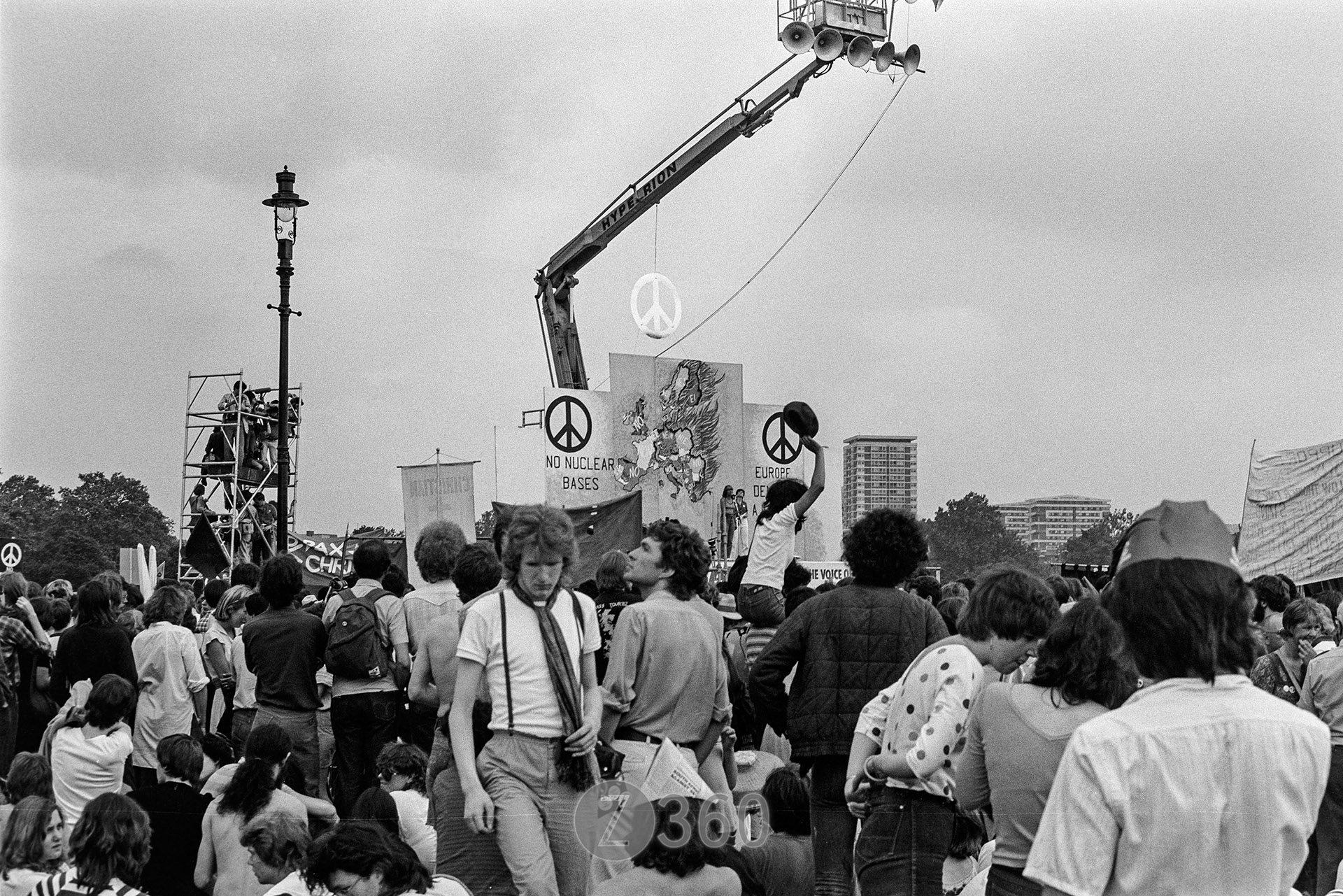 CND Anti Reagan Demo, Hyde Park, June 1984