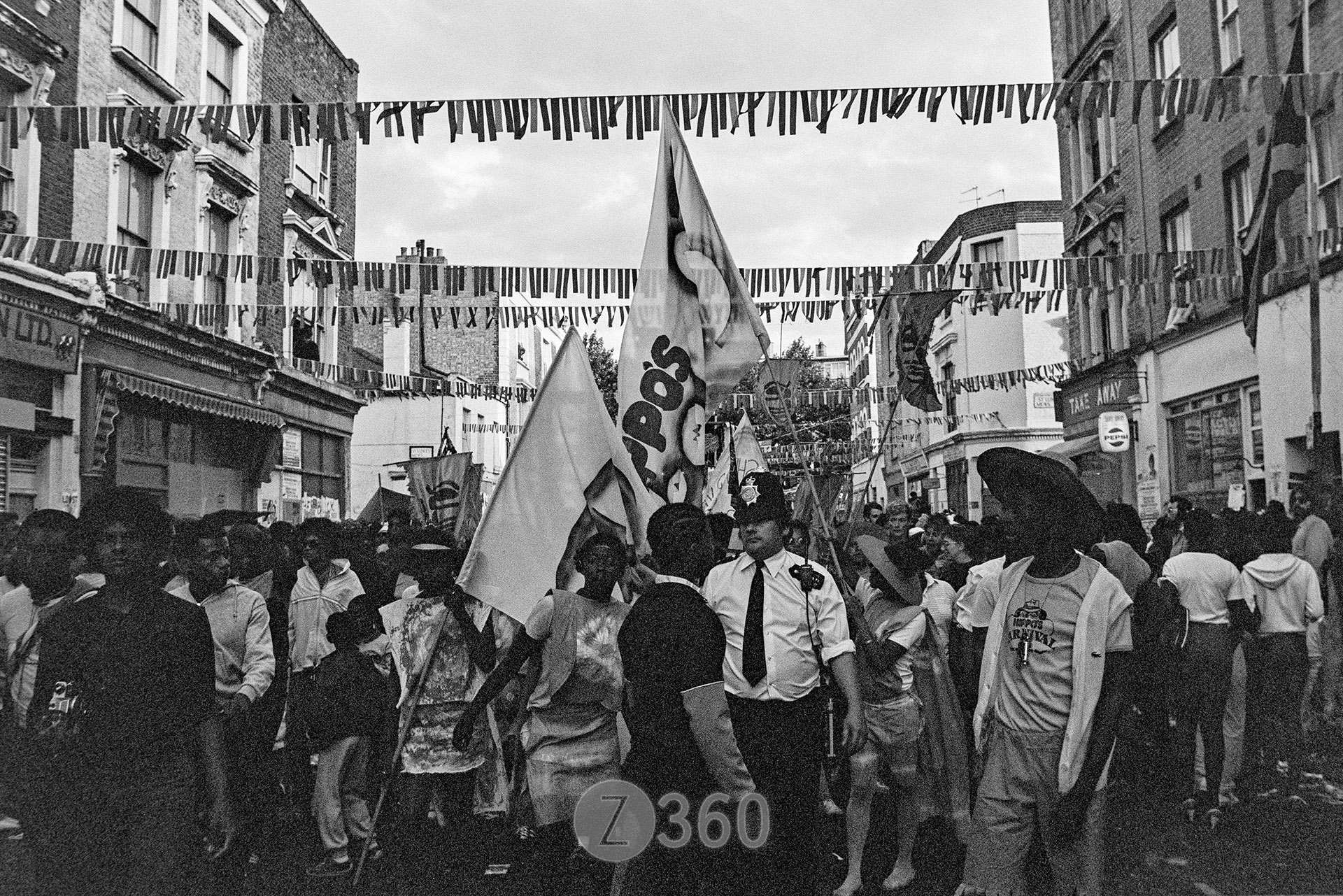 Notting Hill Carnival, London, August 1983