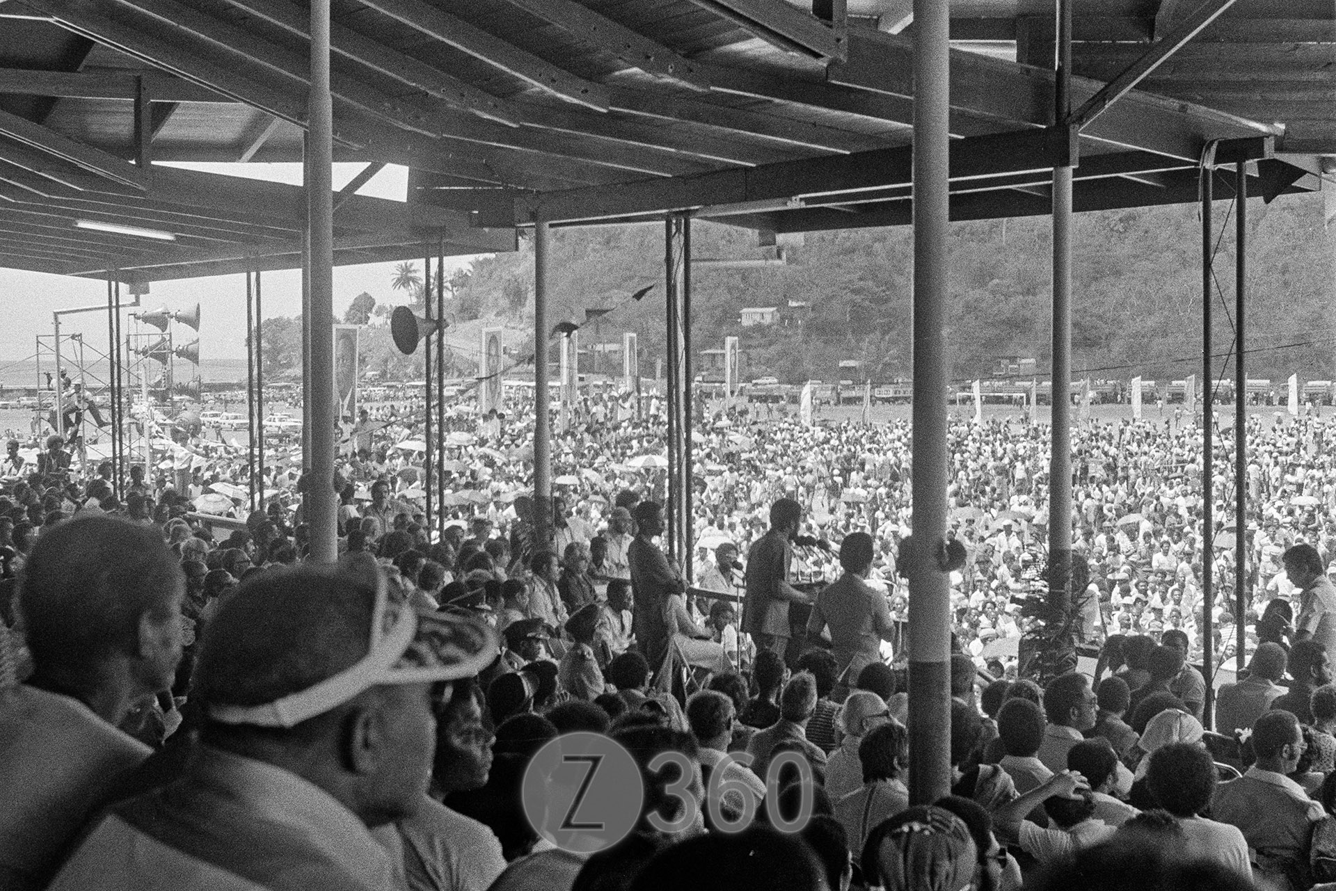 Maurice Bishop speaking at The Festival of the Revolution