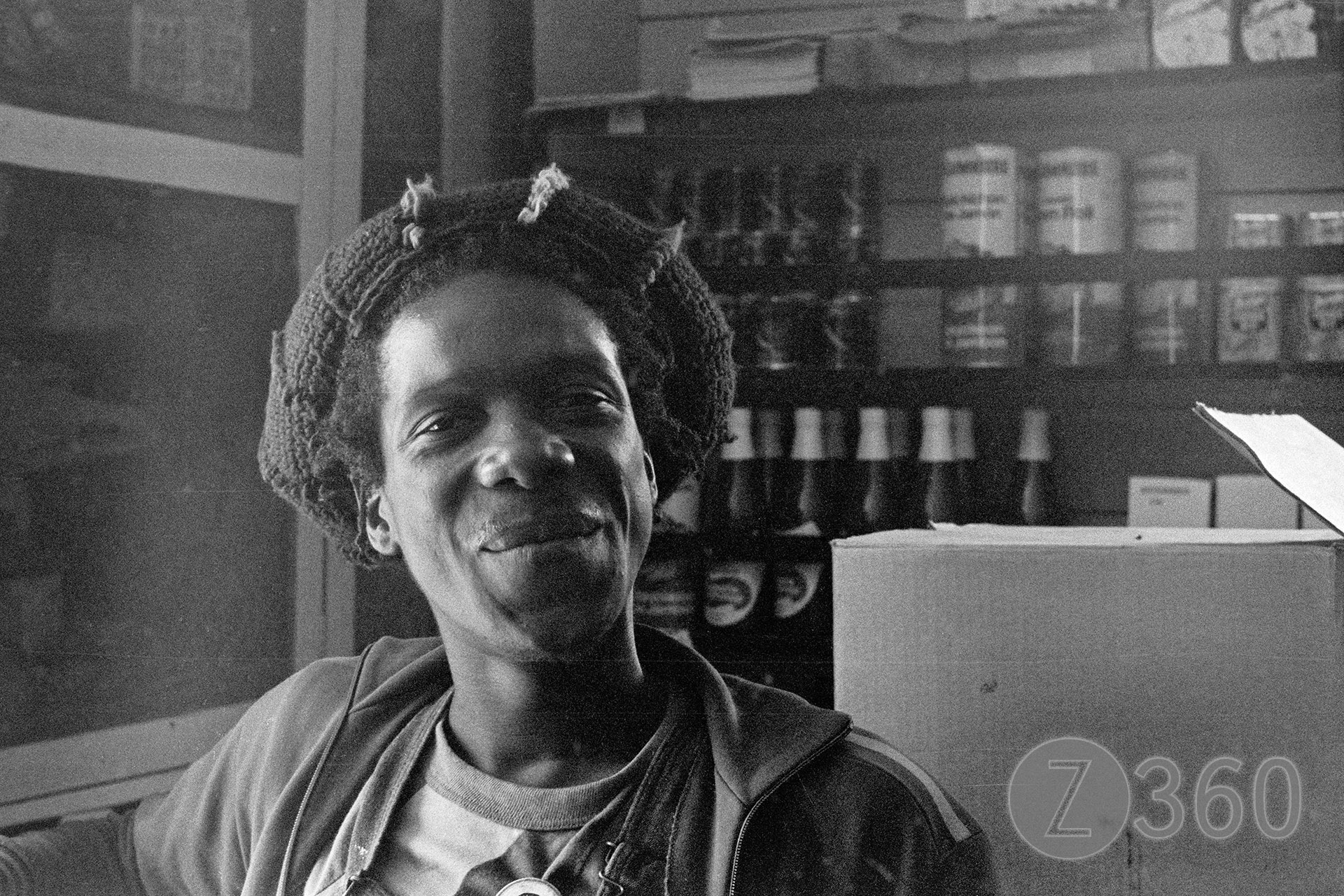 Our Helper, one of the few Rastas on the island