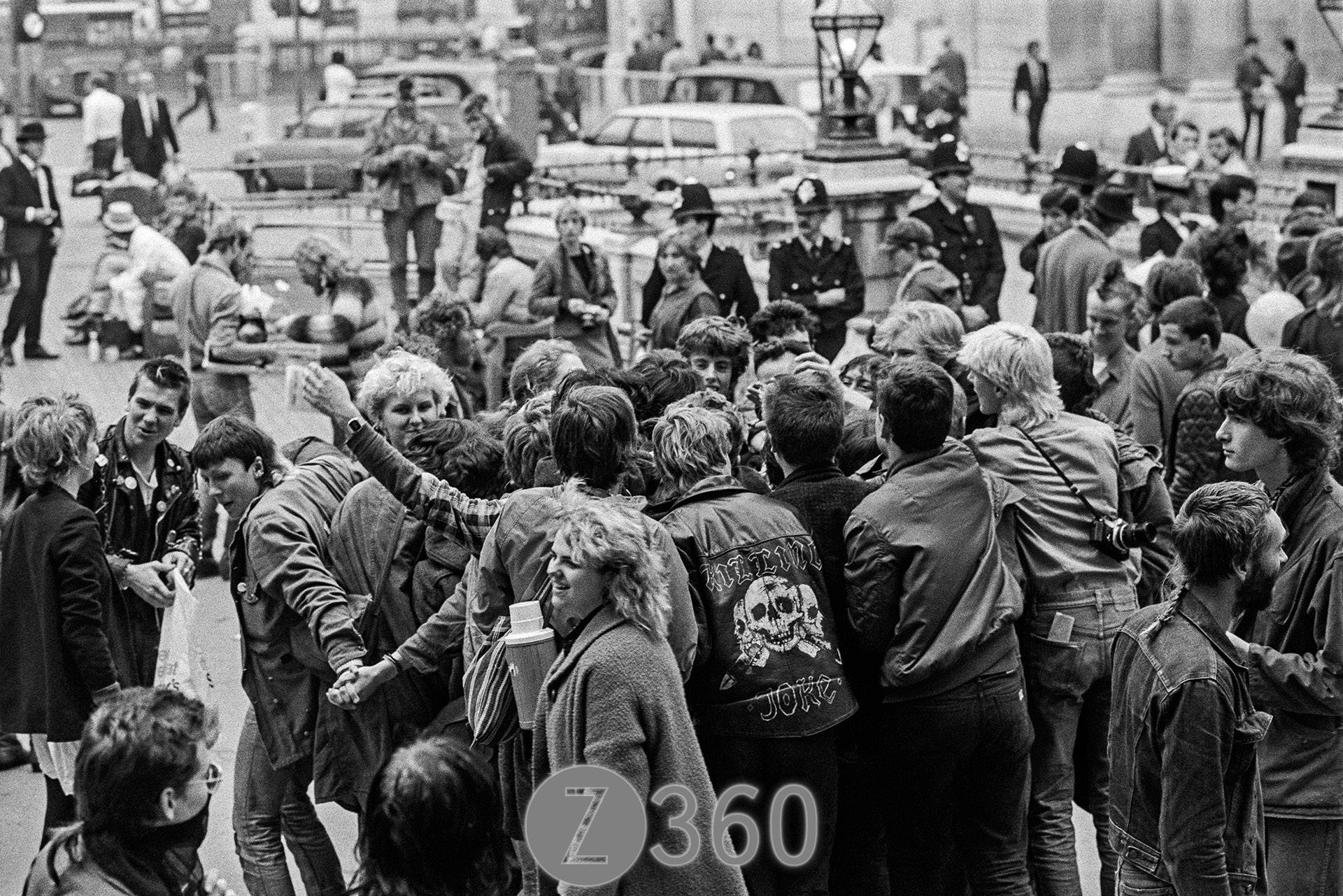 Protestors celebrate