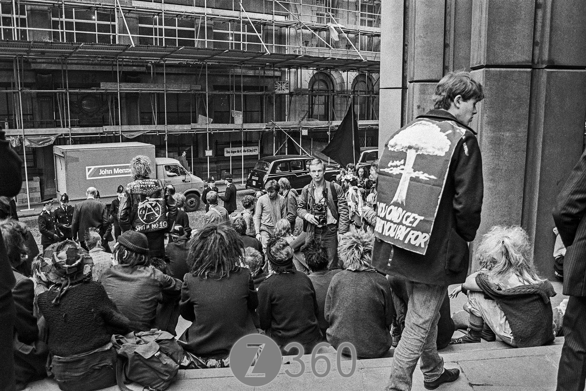 Outside the Stock Exchange