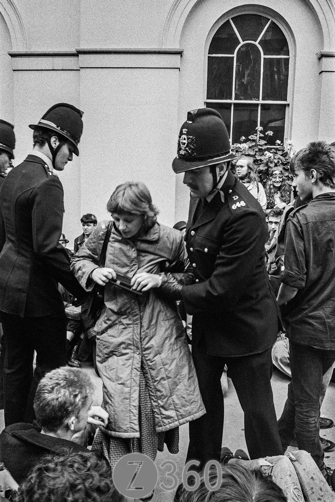 Guildhall Buildings sit down arrest