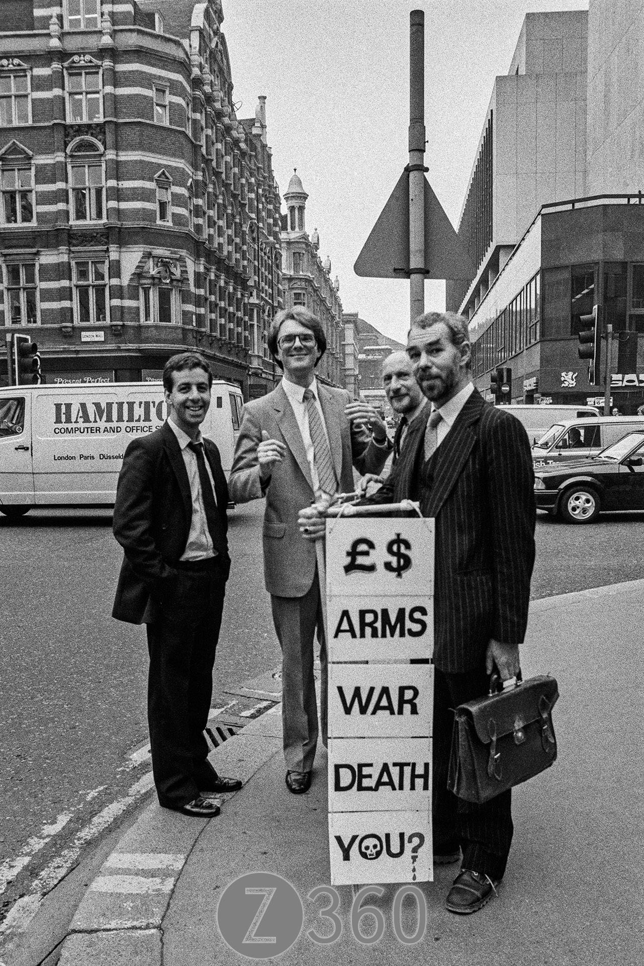 Serious protestors