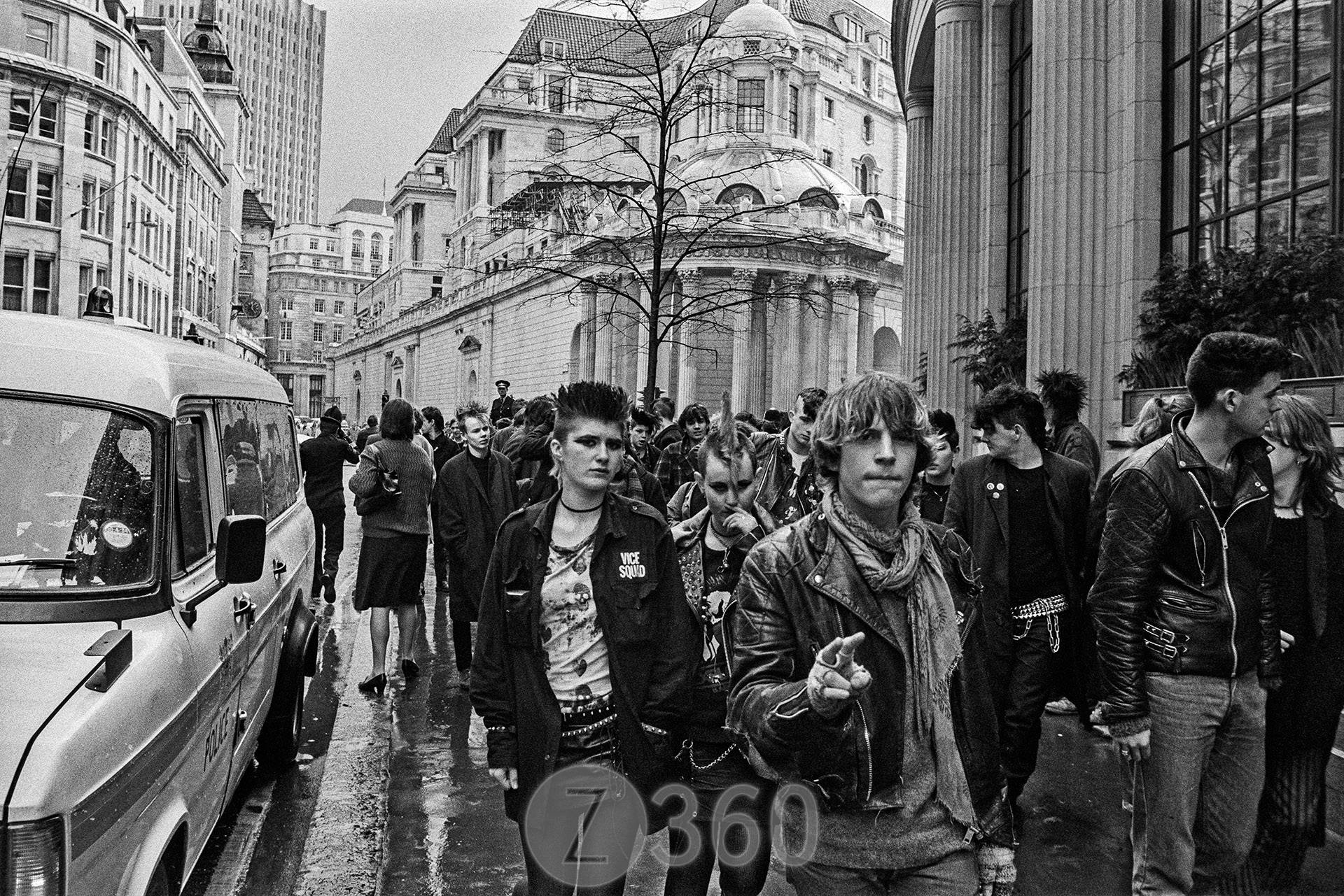 The punks arrive