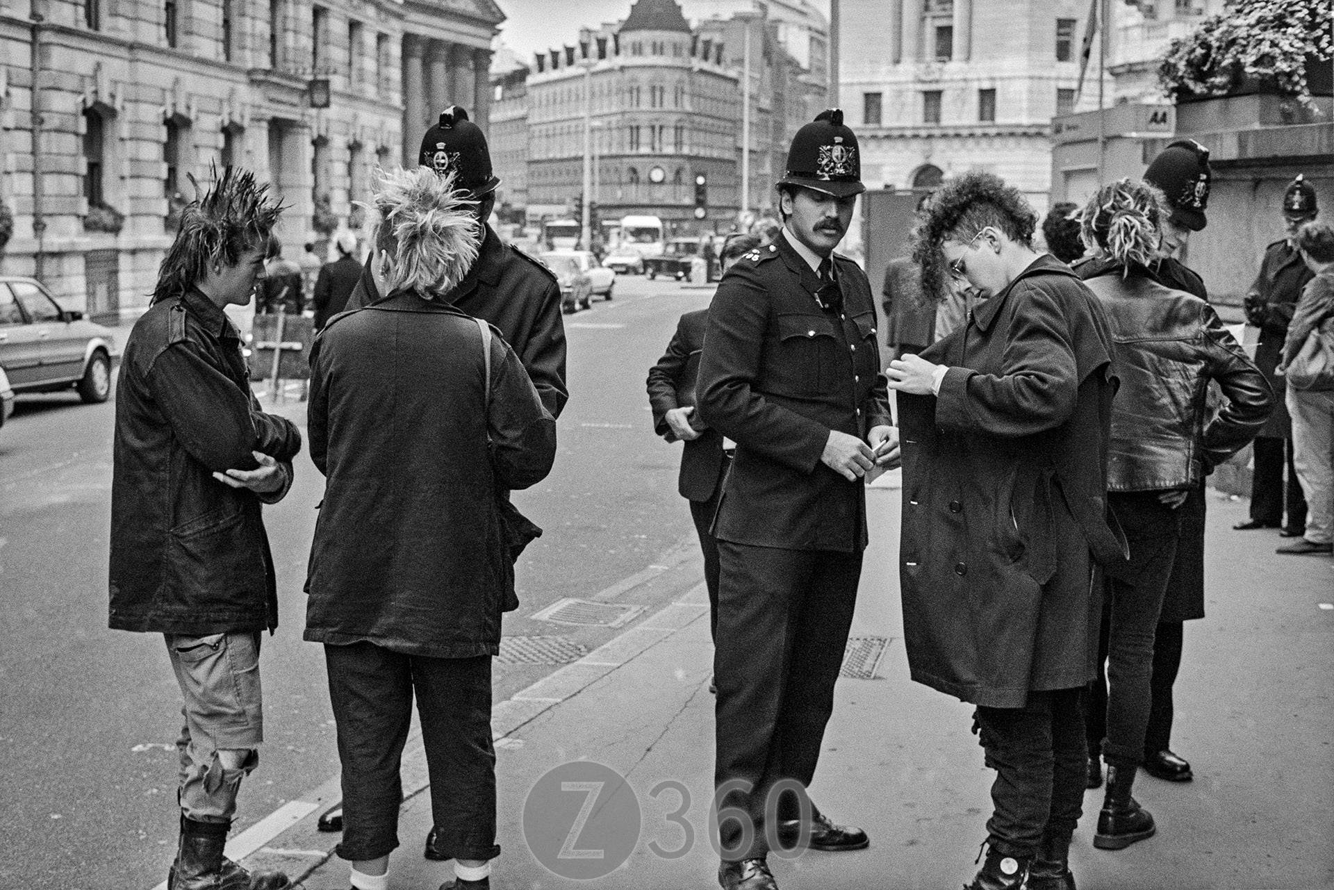 The punks are searched