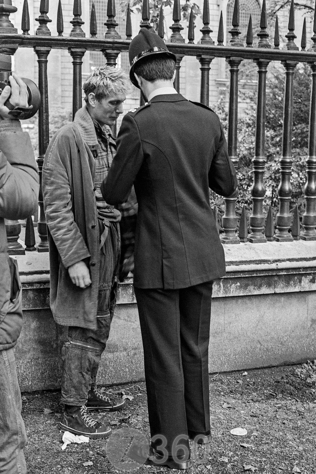 The punks are searched