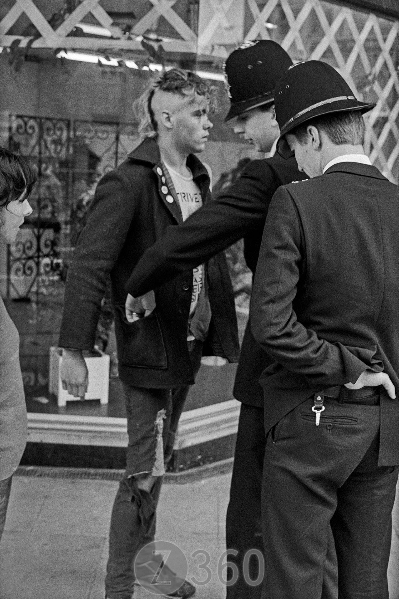 The punks are searched