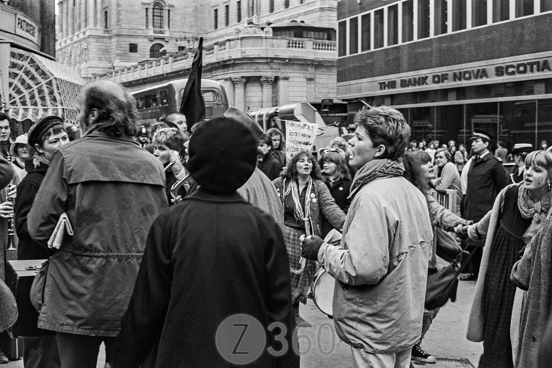 Dancing near The Royal Exchange