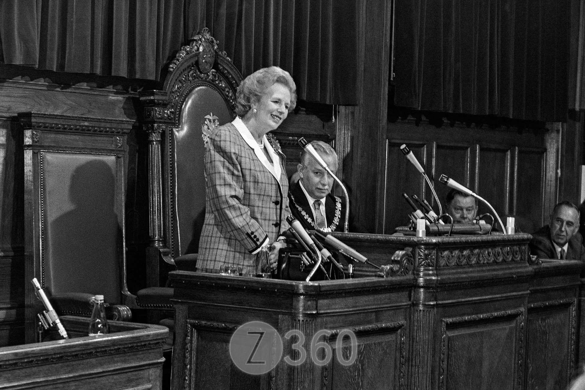 Margaret Thatcher speaks