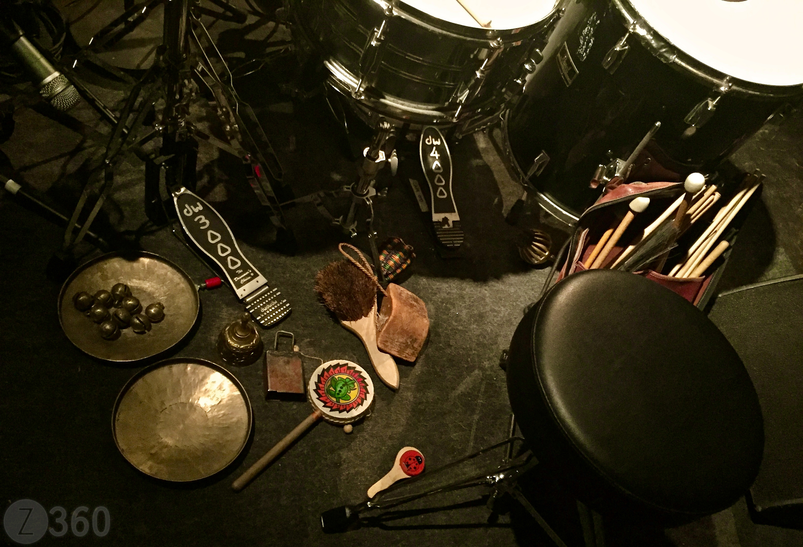 Tony Buck percussion kit