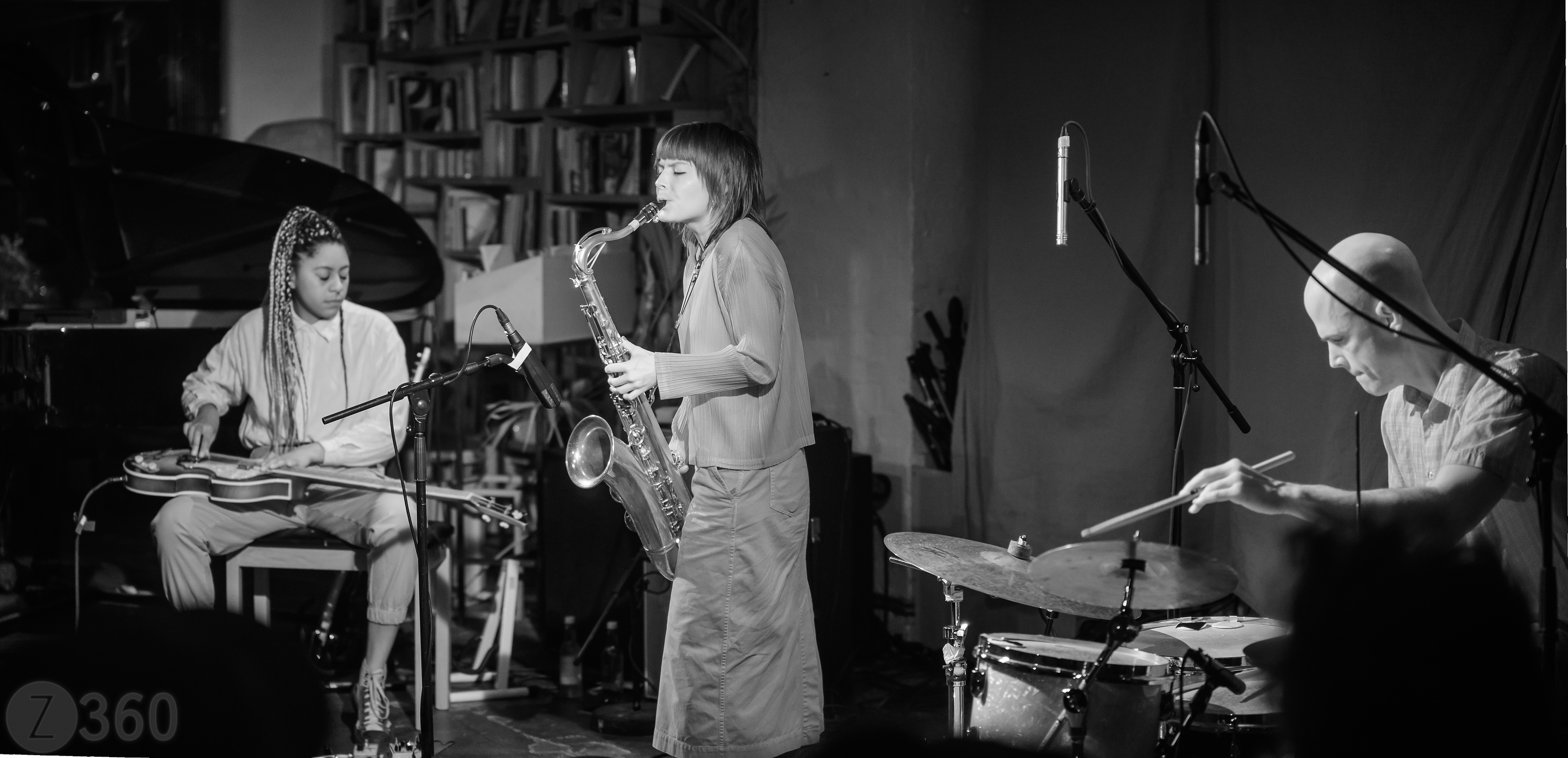with Farida Amadou and Chris Corsano