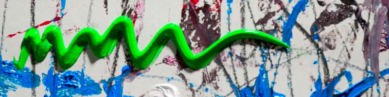 Gina Southgate painting at the Vortex